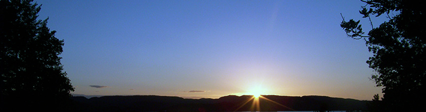Midnight sun, Kristiansand, Norway